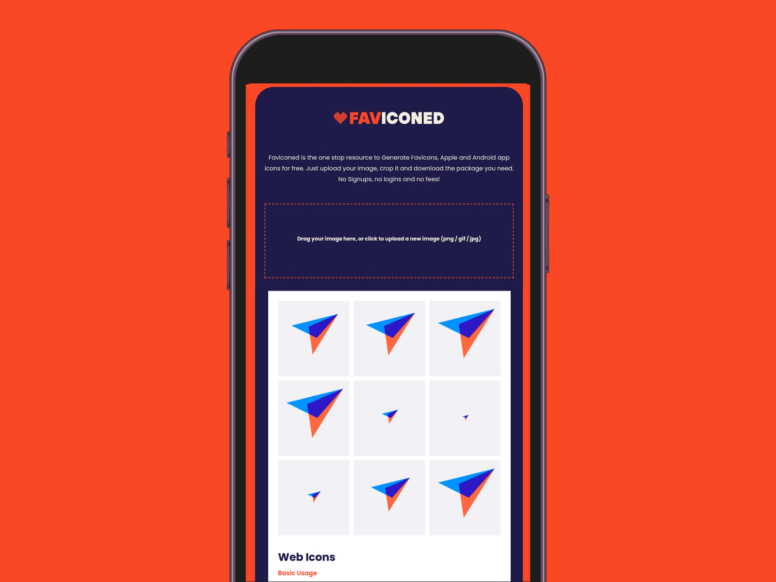 Faviconed Mobile
