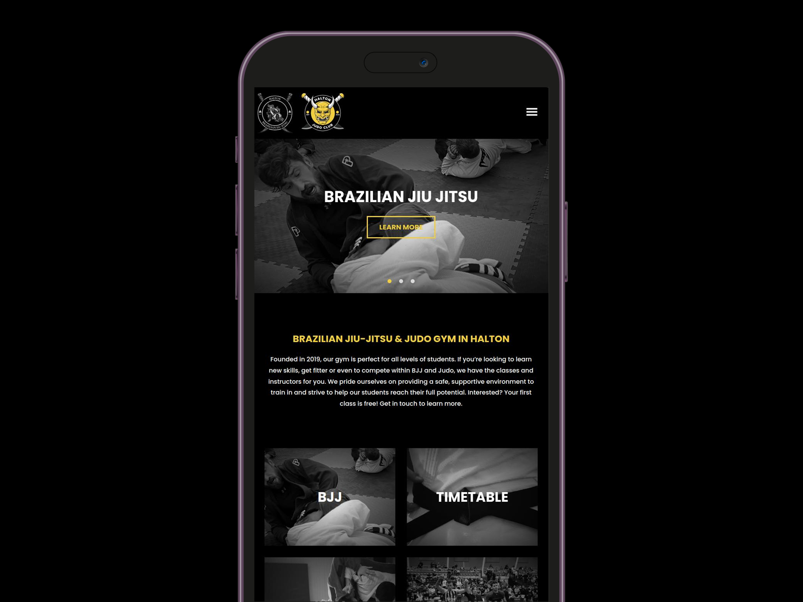 Halton BJJ Mobile